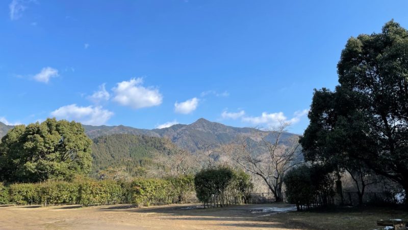 国定公園内にあるキャンプサイト