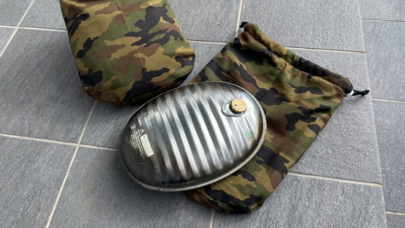 ミシンで作った湯たんぽカバー