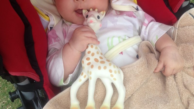 赤ちゃん時代の娘