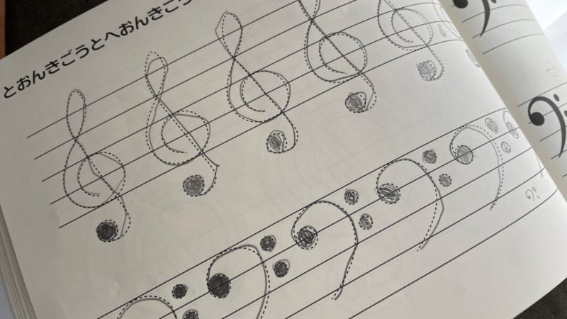 ト音記号とヘ音記号