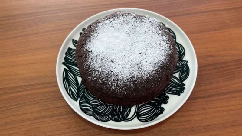 子どもたちの作ったガトーショコラ