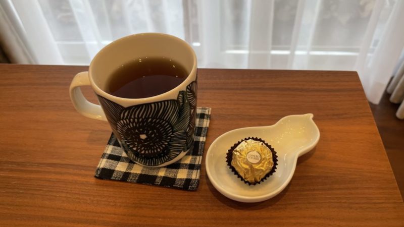 息子が分けてくれたチョコレート