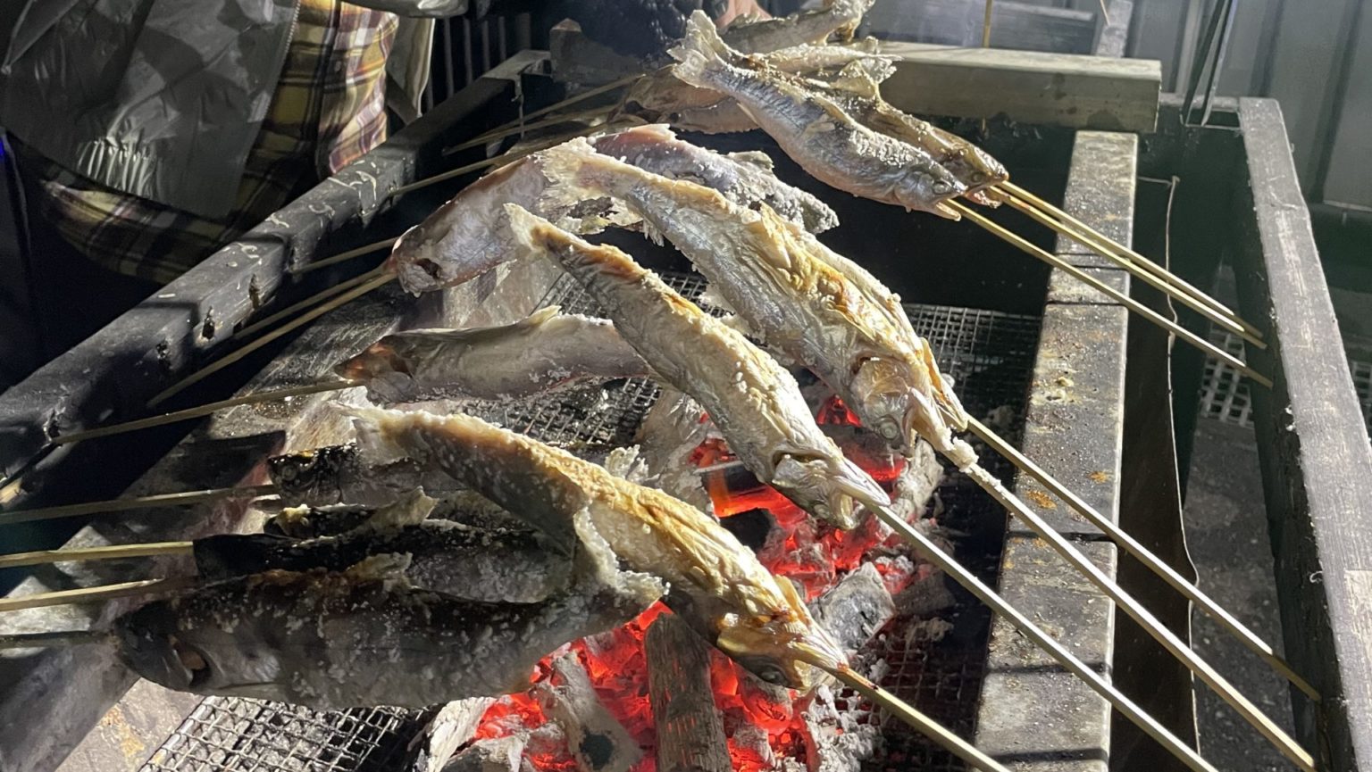 ヤマメの塩焼き